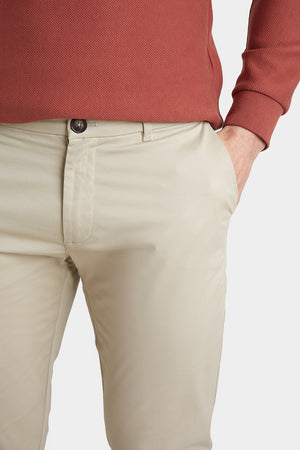 Carolina Herrera Mens Pants 36x32 Solid Beige Cotton Chino Casual Khakis  Trouser | eBay